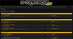 Desktop Screenshot of forums.s-10crewcab.net